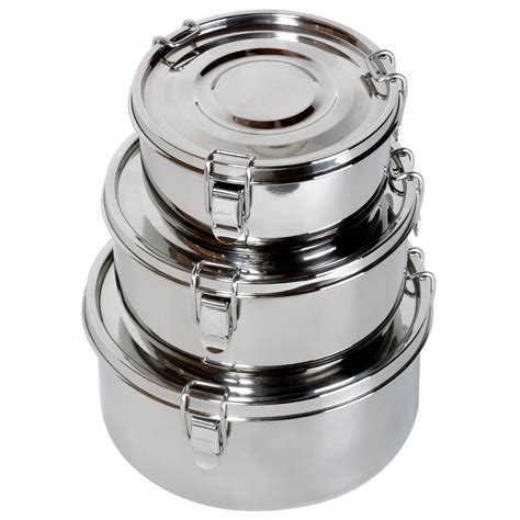 metal food box|metal food containers with lids.